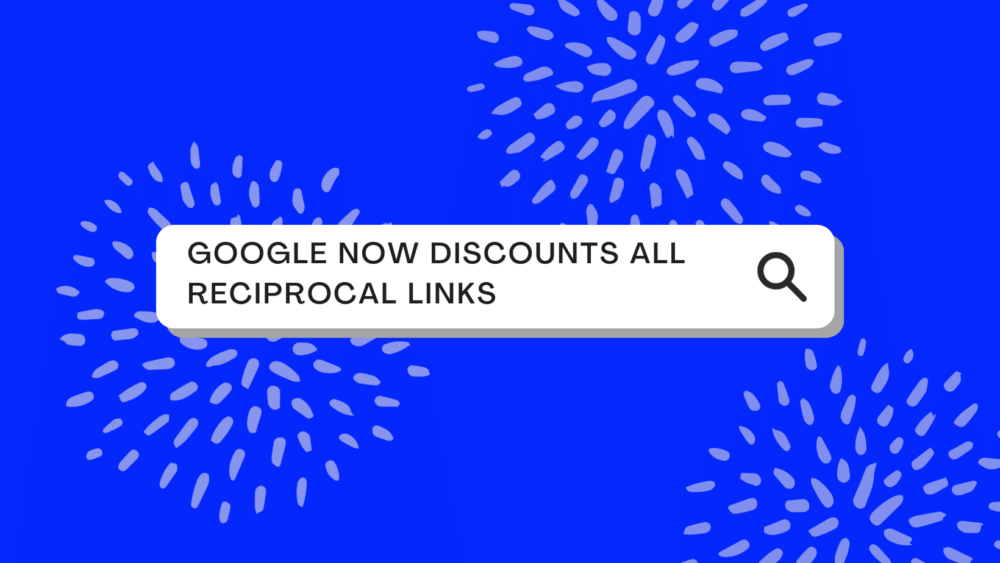 blue graphic with search bar that reads "Google Now Discounts All Reciprocal Links" » Advent Trinity Marketing Agency blue graphic with search bar that reads "Google Now Discounts All Reciprocal Links"