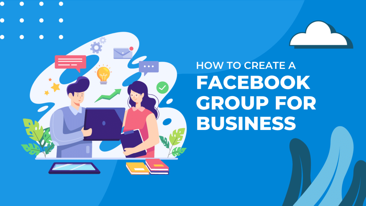Business facebook group concept