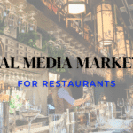 bar background. "social media marketing for restaurants"