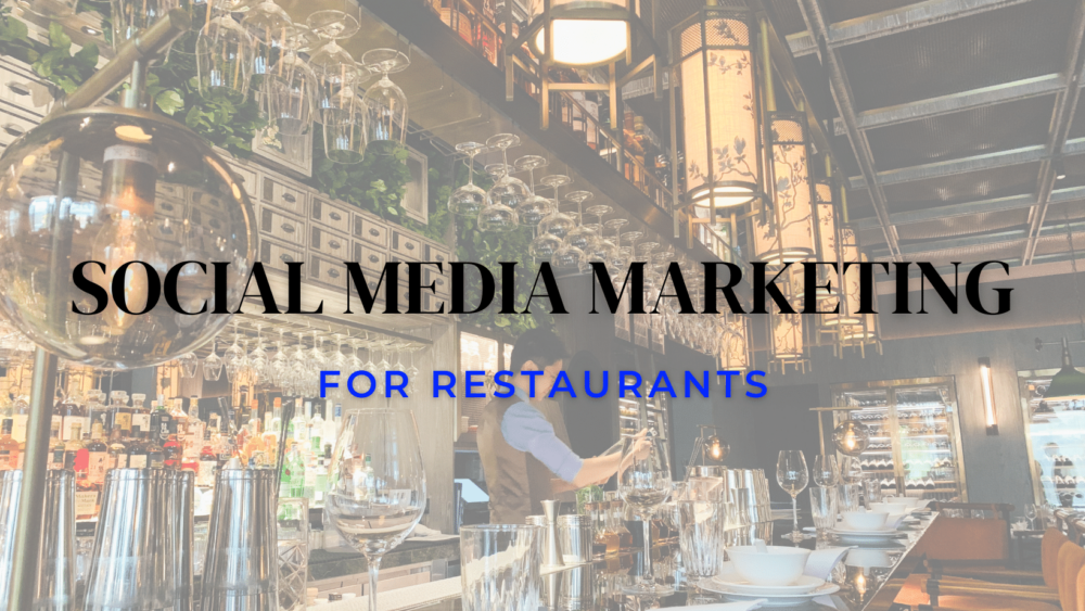 bar background. "social media marketing for restaurants"