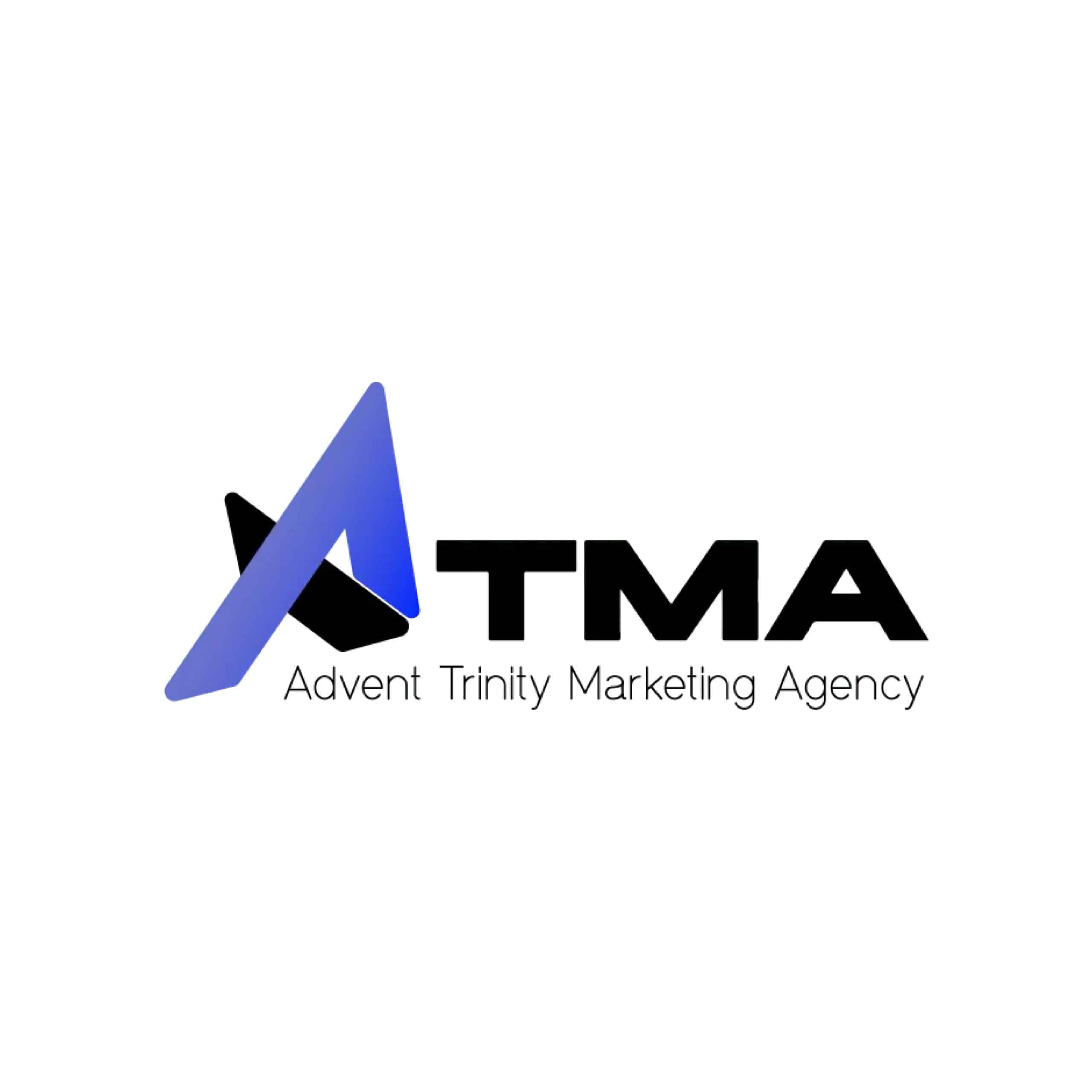atma advent trinity marketing agency logo in black