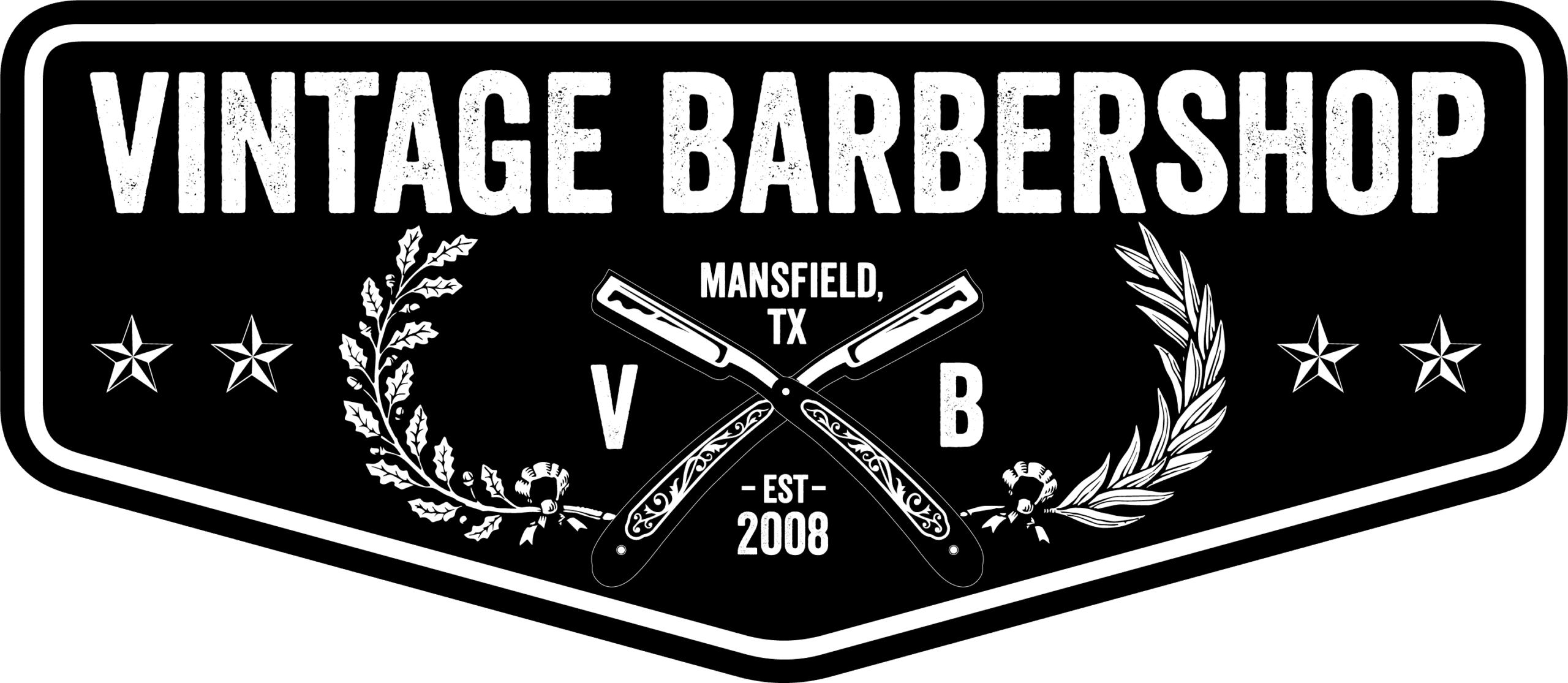 vintage barbershop logo