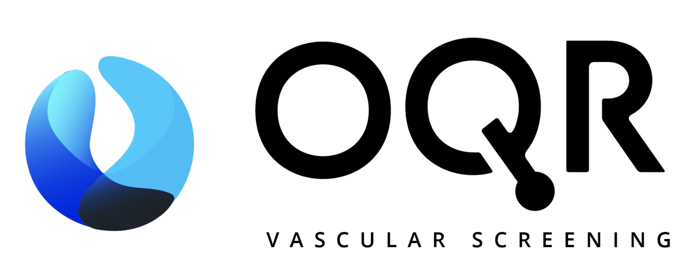 oqr vascular screening brand logo