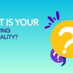 question marks in bubbles. "What is your marketing personality"