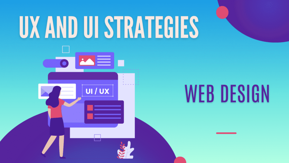 UI/UX concept. "UX and UI strategies: web design"