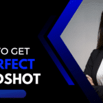 headshot of smiling woman. "How to get a perfect headshot"