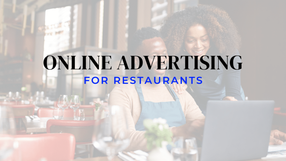 online advertising for restaurants graphic