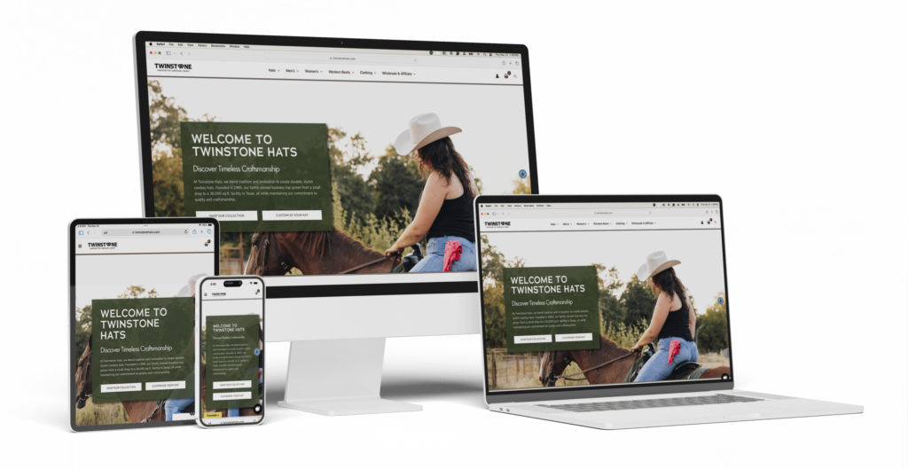 twinstone hat website device optimization