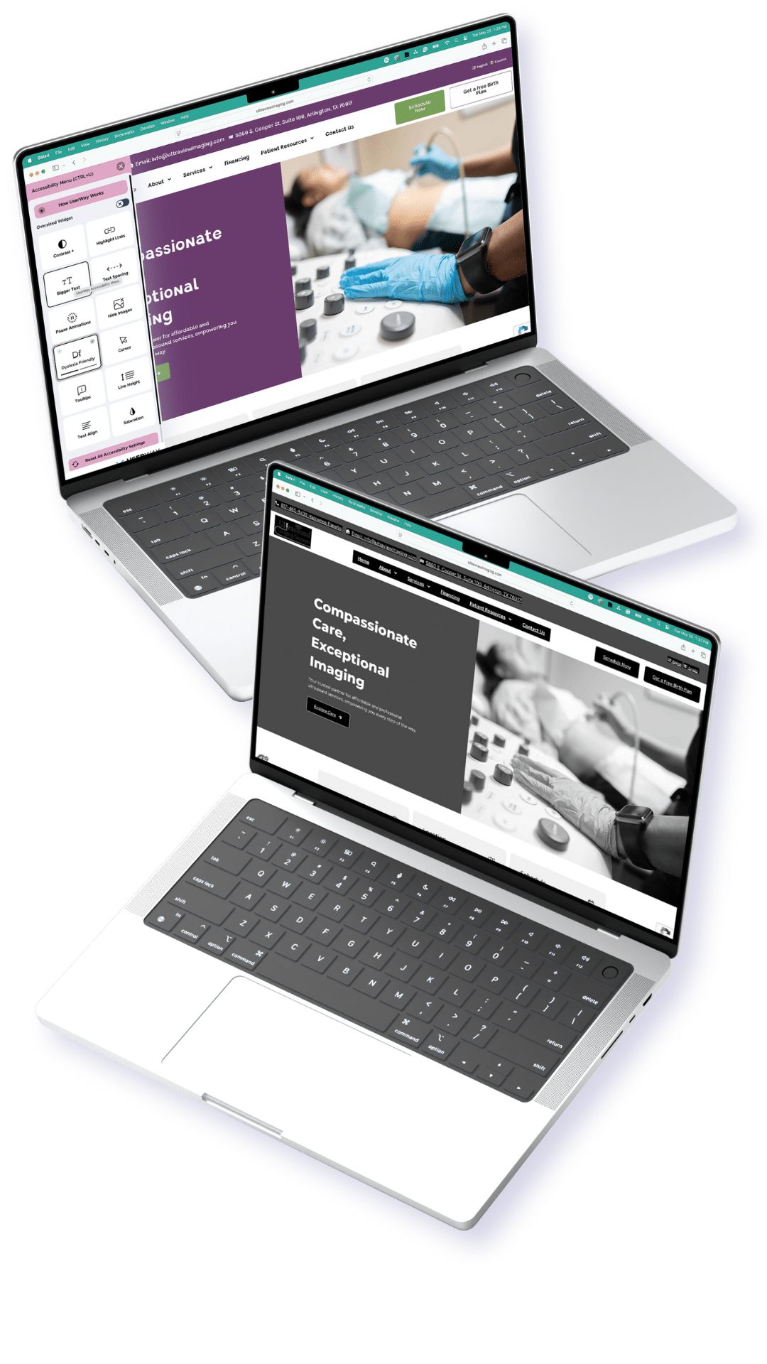 ultrasound imaging concepts accessibility options being used
