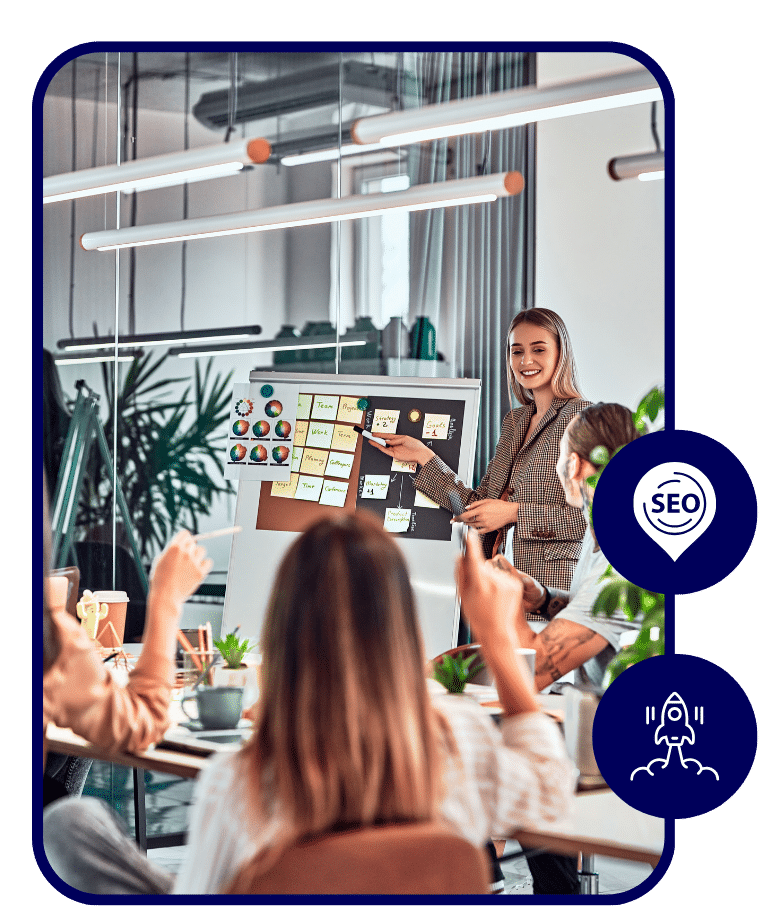 279 » Advent Trinity Marketing Agency Social media marketing graphic highlighting engagement and audience growth
