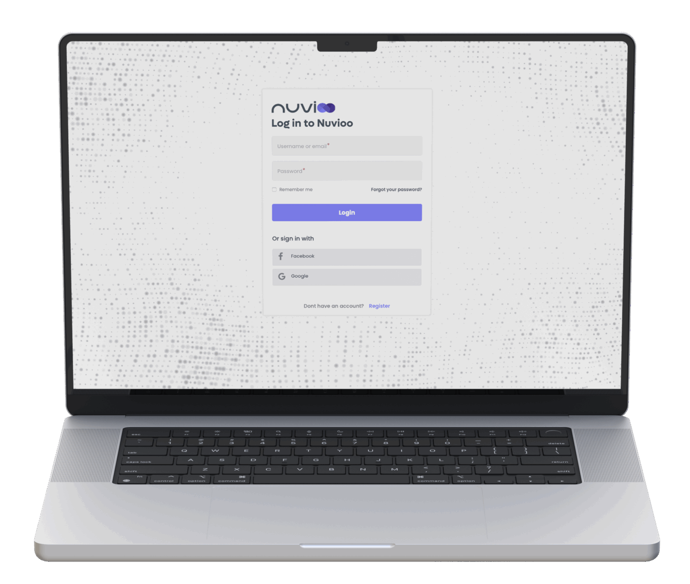 UX/UI Design Interface on MacBook Pro » Advent Trinity Marketing Agency MacBook Pro mockup displaying a modern UX/UI design interface