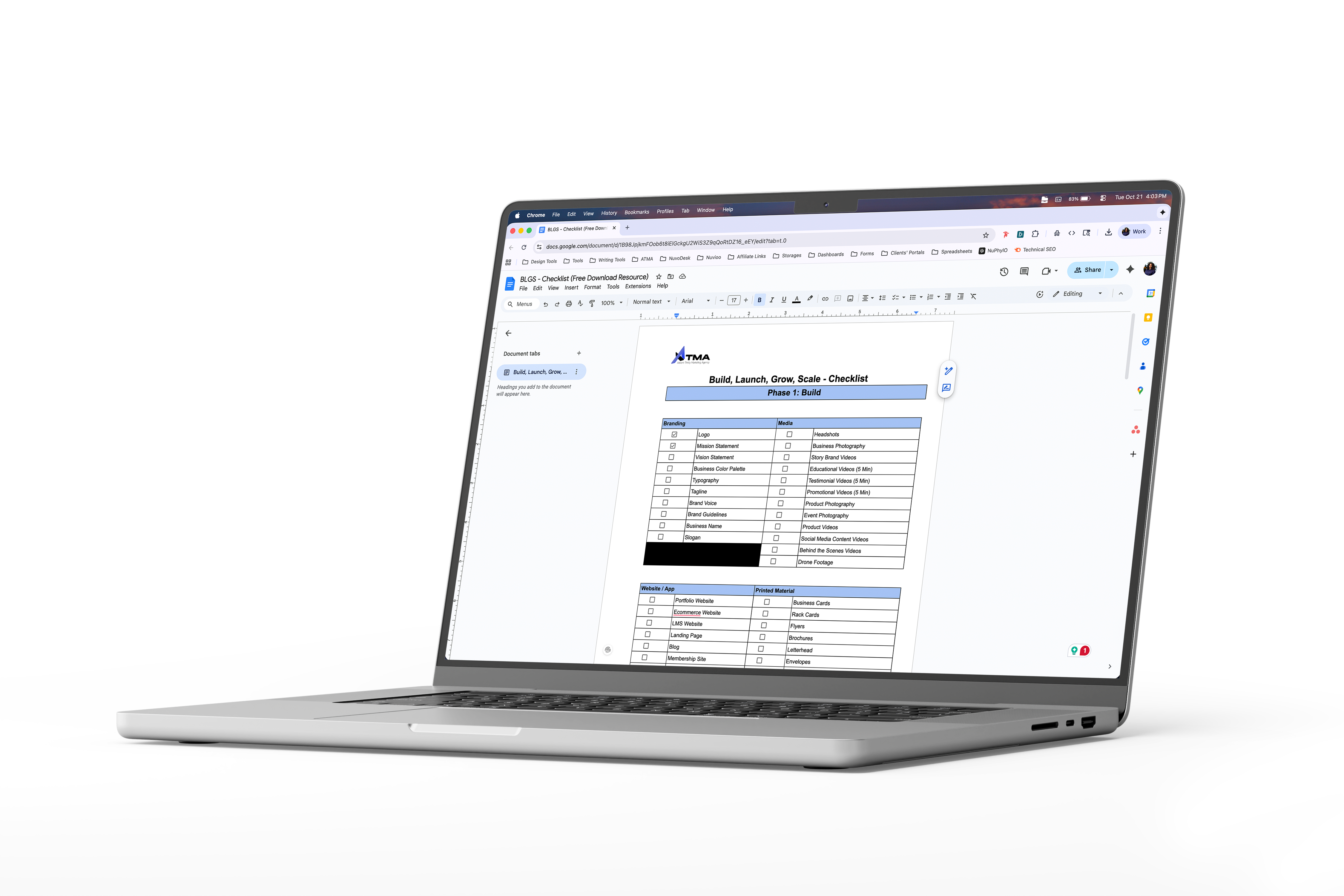bgls checklist » Advent Trinity Marketing Agency