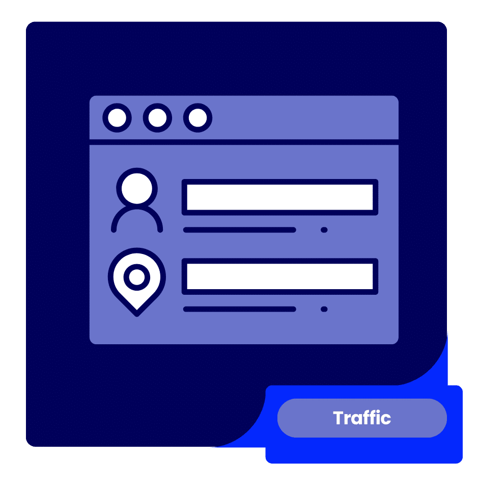 Understanding Website Traffic and Visitors » Advent Trinity Marketing Agency Browser profile and location fields representing visitor information and Website Traffic insights.